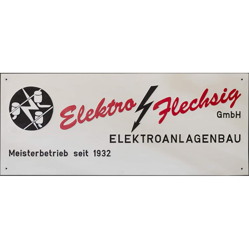 Firmenschild Elektrofachbetrieb