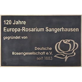 Bronzetafel Rosarium