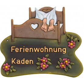 Türschild Ferienwohnung